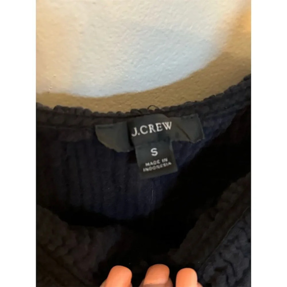 J. Crew Women's Black Ruffle Gauze Camisole Tank Top Size Small - Picture 2 of 6